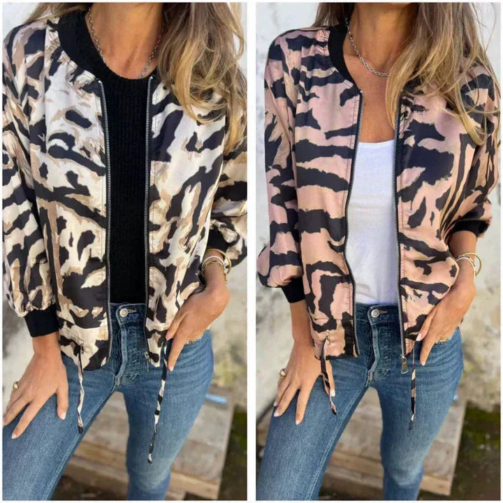 MARÍA™ | ZIP-UP BOMBER JACKET